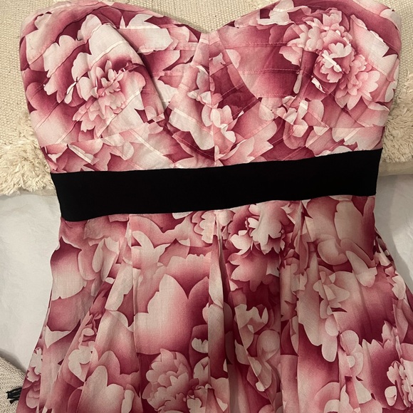 Vintage Mauve by Anthropologie “Savoy Flora” Strapless Dress - Picture 4 of 12